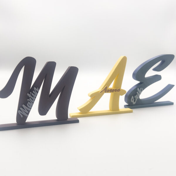 Personlige 3D-printede dekorationer